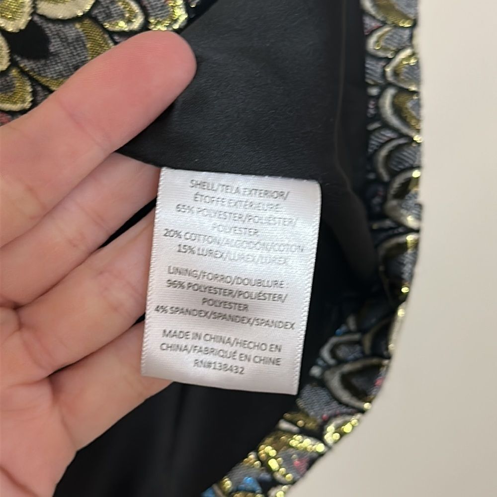 Modcloth Multicolor Scallop Pattern Top - image 4